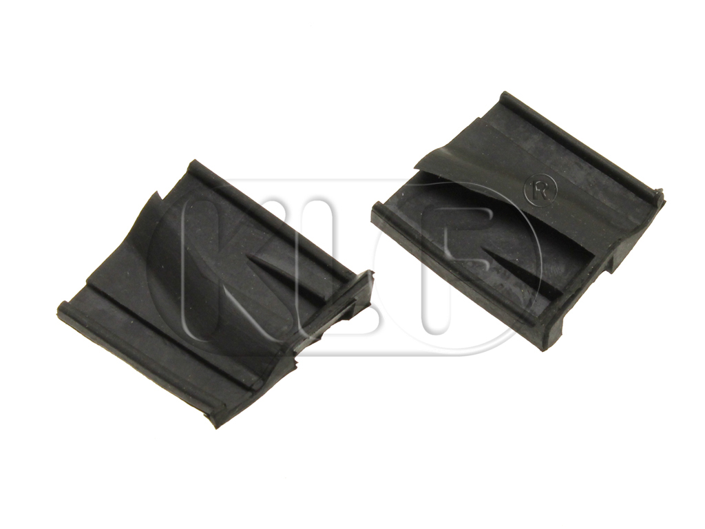 Rubber Wedges for Rear of Door, pair, year thru 7/64 Rubber Wedges for Rear of Door, pair, year thru 7/64