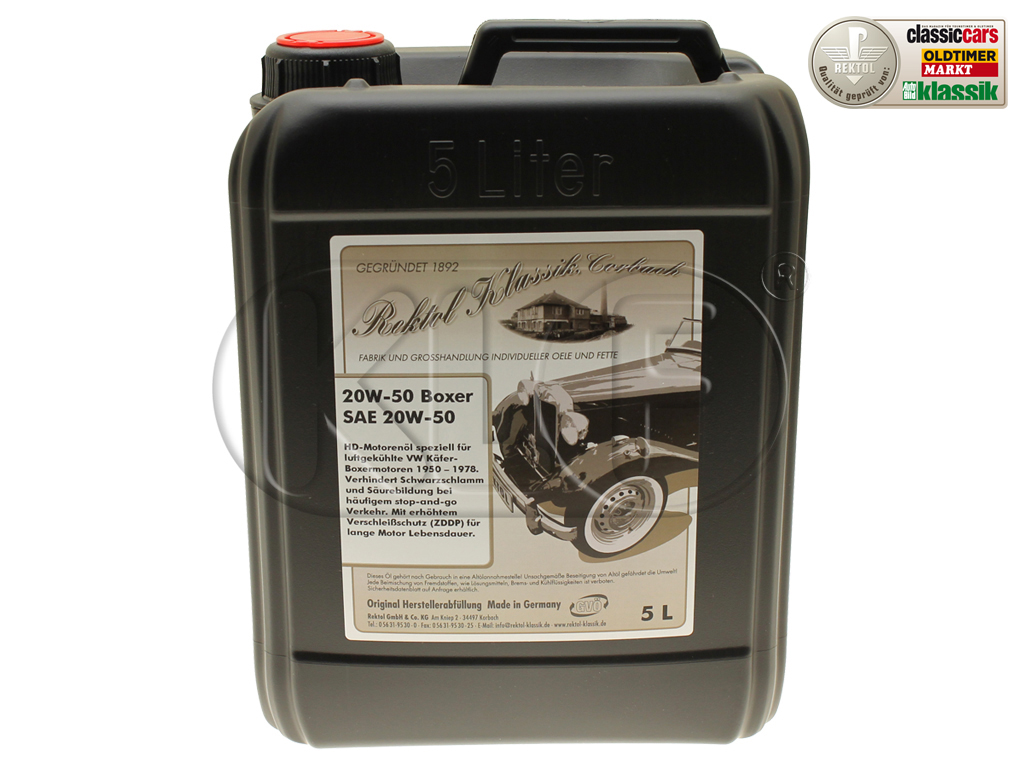 Motor Oil Rektol Flat 4, SAE 20W-50 HD, 5 Liter Motor Oil Rektol Flat 4, SAE 20W-50 HD, 5 Liter