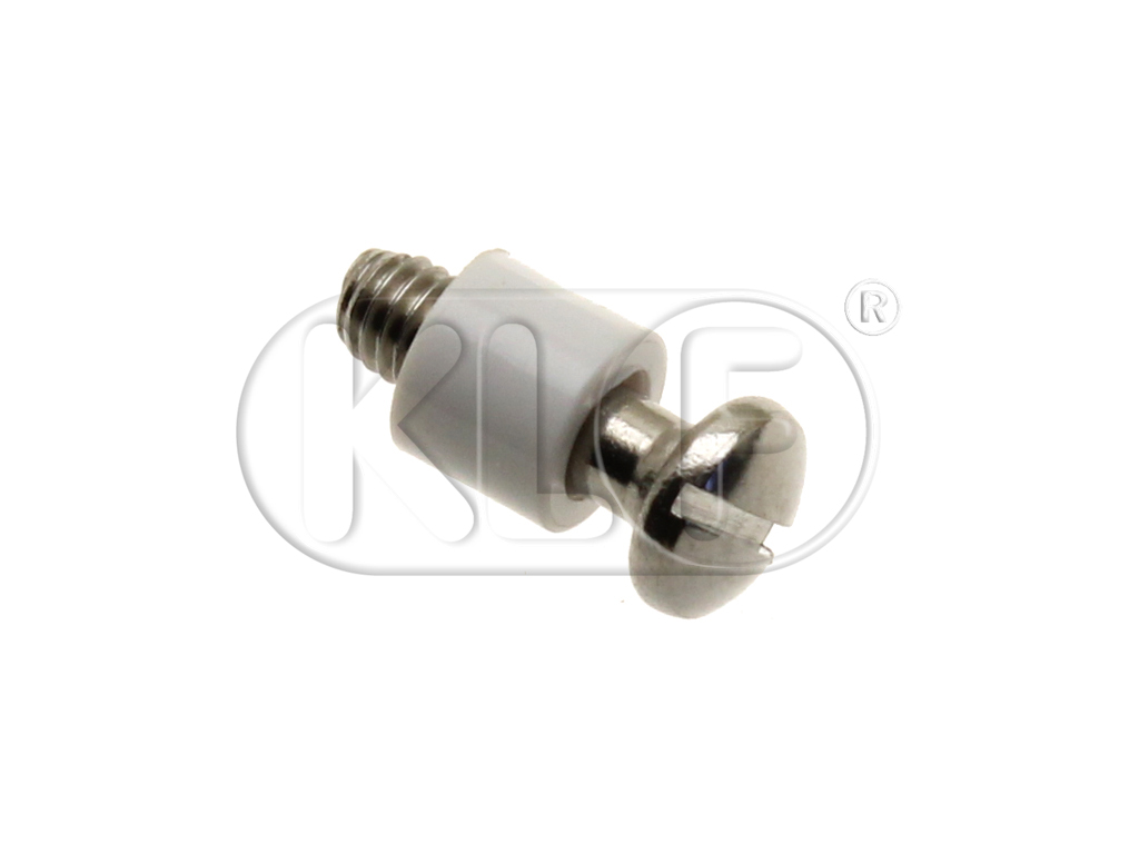 Mount Screw with Spacer for Head Light Ring, year thru 7/67