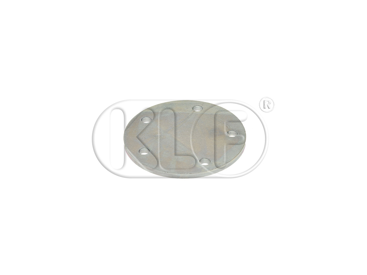 Block off plate for fuel sending unit, year 08/60 on Block off plate for fuel sending unit, year 08/60 on