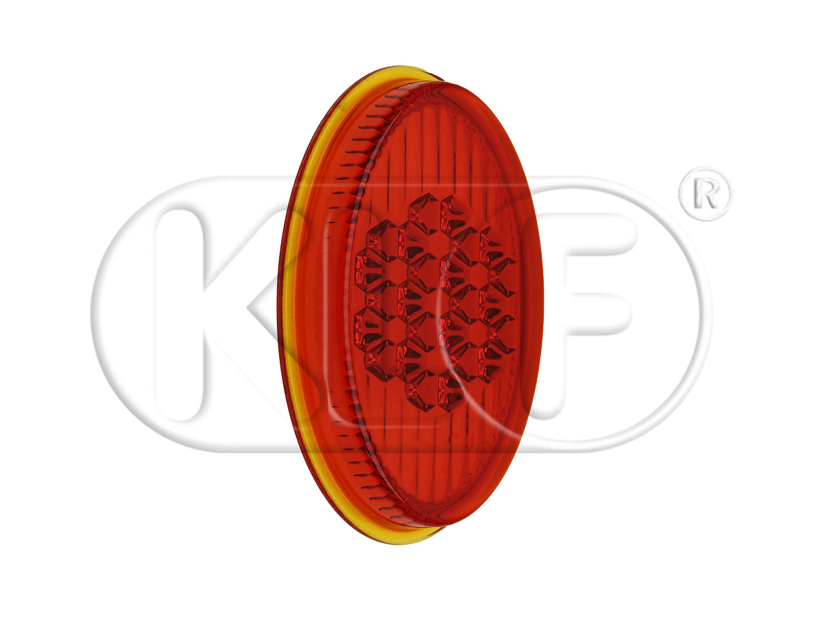 Tail Light Lens, glass, year 10/55 - 04/61 Tail Light Lens, glass, year 10/55 - 04/61