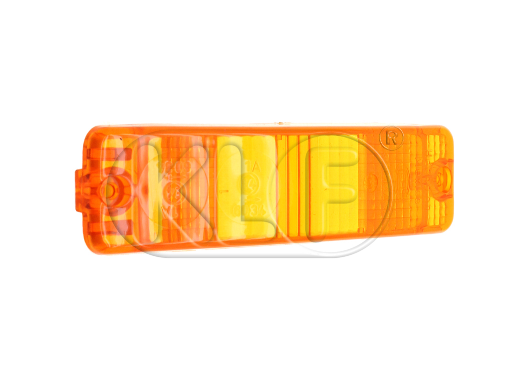 Lens for Turn Signal, amber, year 8/74 on Lens for Turn Signal, amber, year 8/74 on