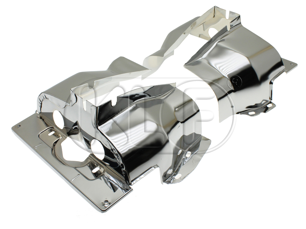 Cylinder Head Tins, chrome for single port heads Cylinder Head Tins, chrome for single port heads