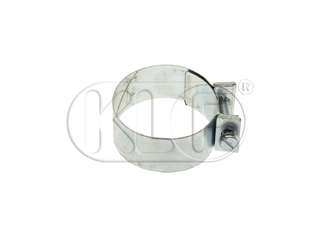 Clamp, 51mm x 23mm, between fresh air tube and heat exchanger Clamp, 51mm x 23mm, between fresh air tube and heat exchanger