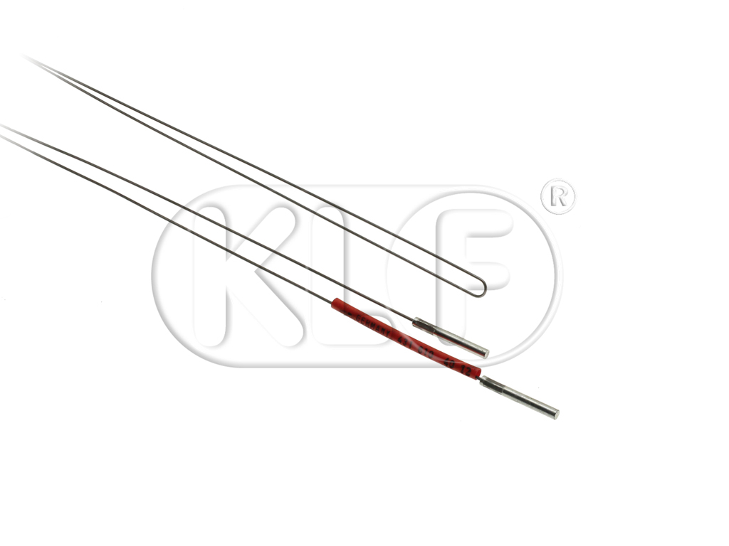 Heater Cable, 134cm lenght, year mid 50 (starting at chassis # 162445) thru 07/55 Heater Cable, 134cm lenght, year mid 50 (starting at chassis # 162445) thru 07/55