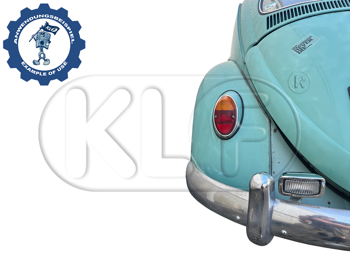 Back-Up Light Mounting Bracket, left, year thru 07/67