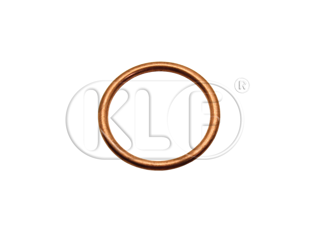 Copper Seal crush for manifold, 22 x 29 x 2 mm,  18 kW (25 PS), year 12/47 - 07/55