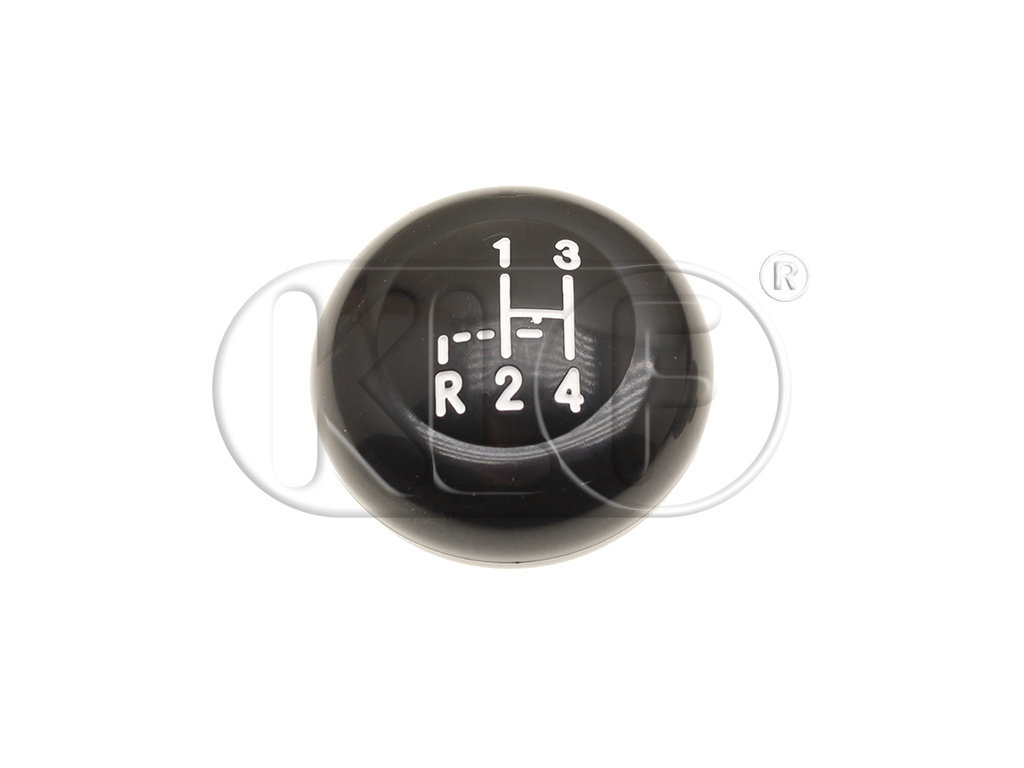 Shift Knob, black, 7mm thread, shift pattern, year 8/60-7/67 Shift Knob, black, 7mm thread, shift pattern, year 8/60-7/67