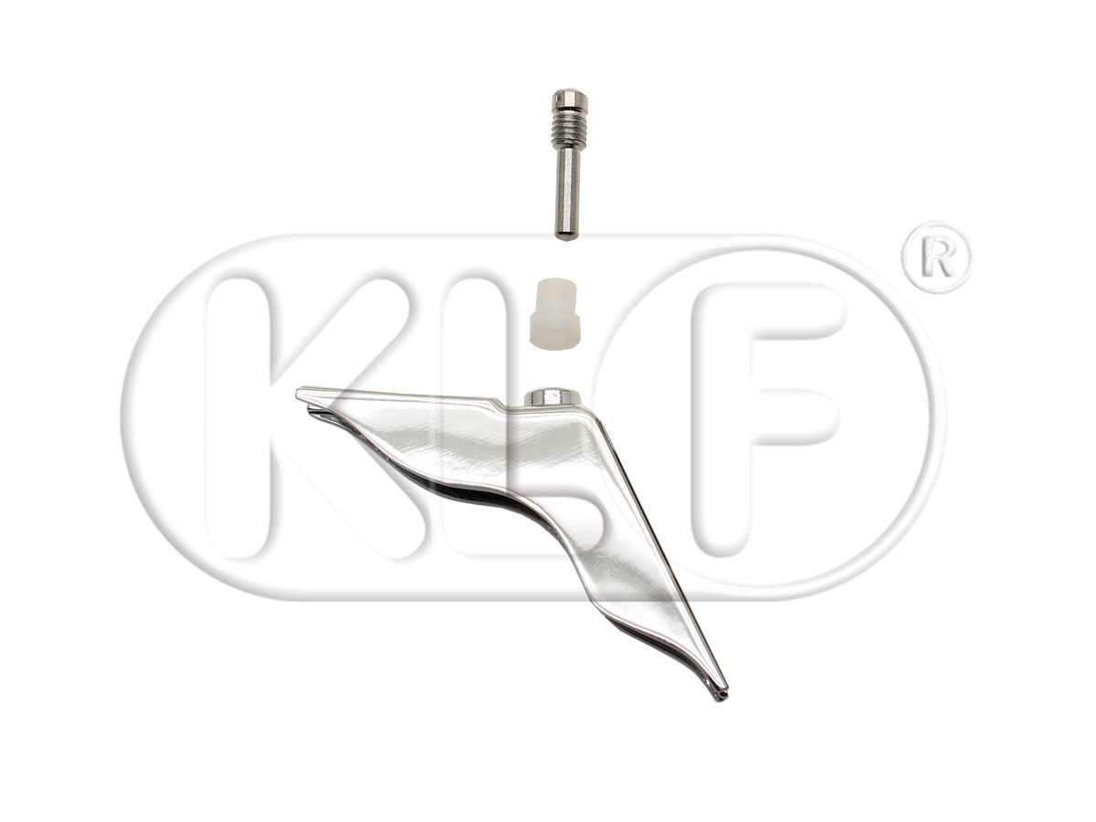 Pivot Vent Window with Pin, convertible, year 08/64 - 07/72