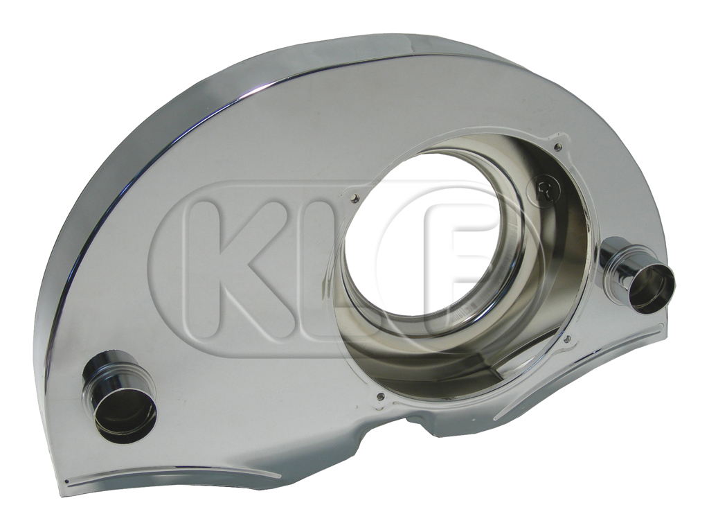 Fan Shroud, chrome, with fresh air ducts and without doghouse Fan Shroud, chrome, with fresh air ducts and without doghouse