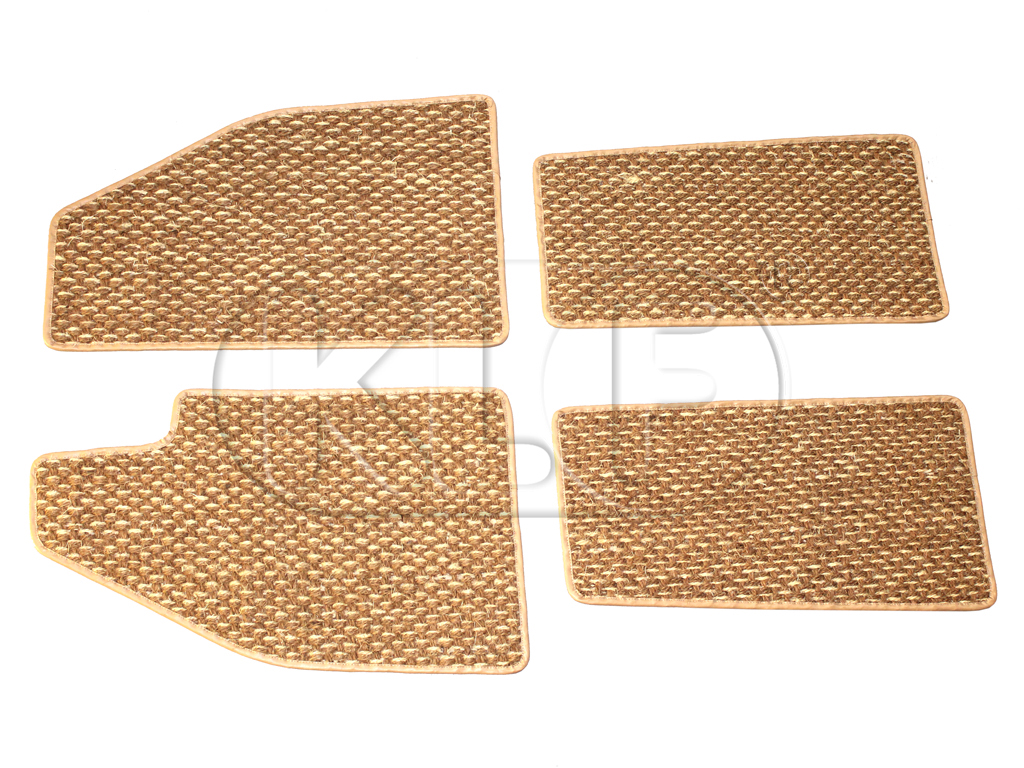Coco Mats, set of 4, year 8/57-7/59 beige