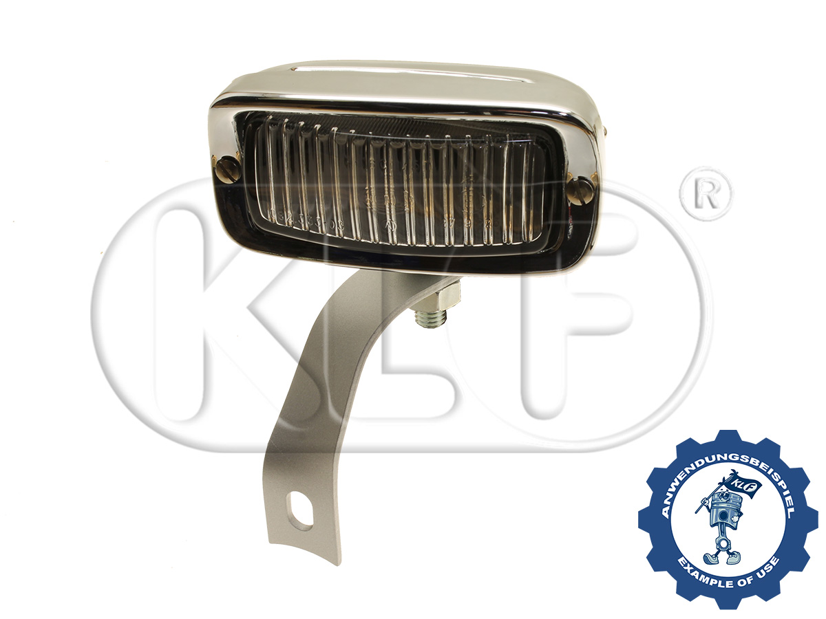 Back-Up Light Mounting Bracket, left, year thru 07/67