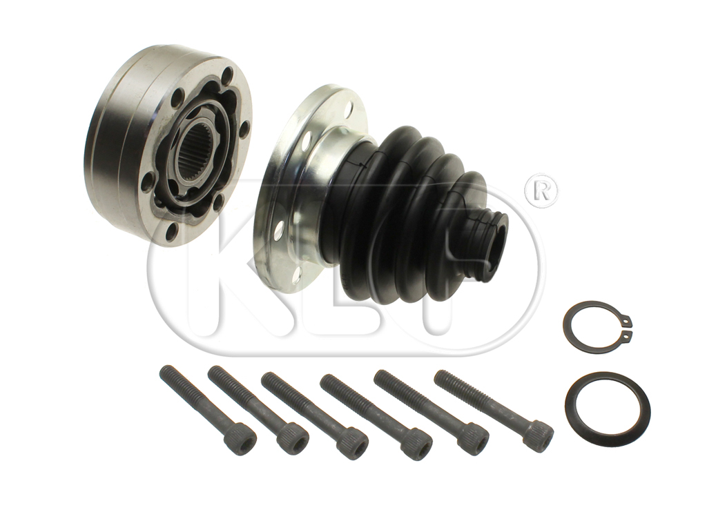 Constant Velocity Joint, IRS axle, complete with axle boot and mounting kit Constant Velocity Joint, IRS axle, complete with axle boot and mounting kit