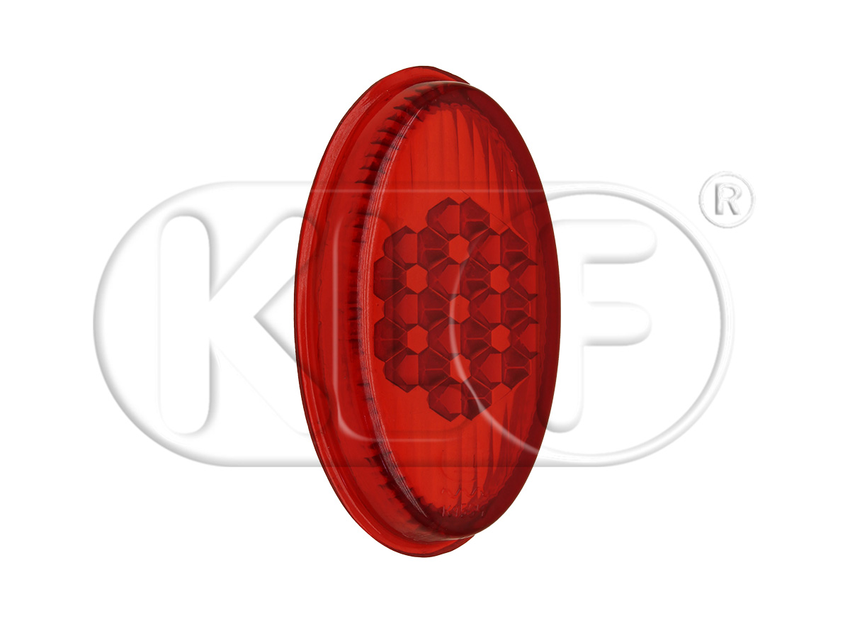 Tail Light Lens, plastic, year 10/55 - 04/61 Tail Light Lens, plastic, year 10/55 - 04/61
