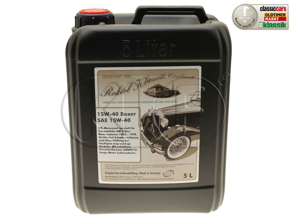 Motor Oil Rektol Flat 4, SAE 15W-40 HD, 5 Liter Motor Oil Rektol Flat 4, SAE 15W-40 HD, 5 Liter