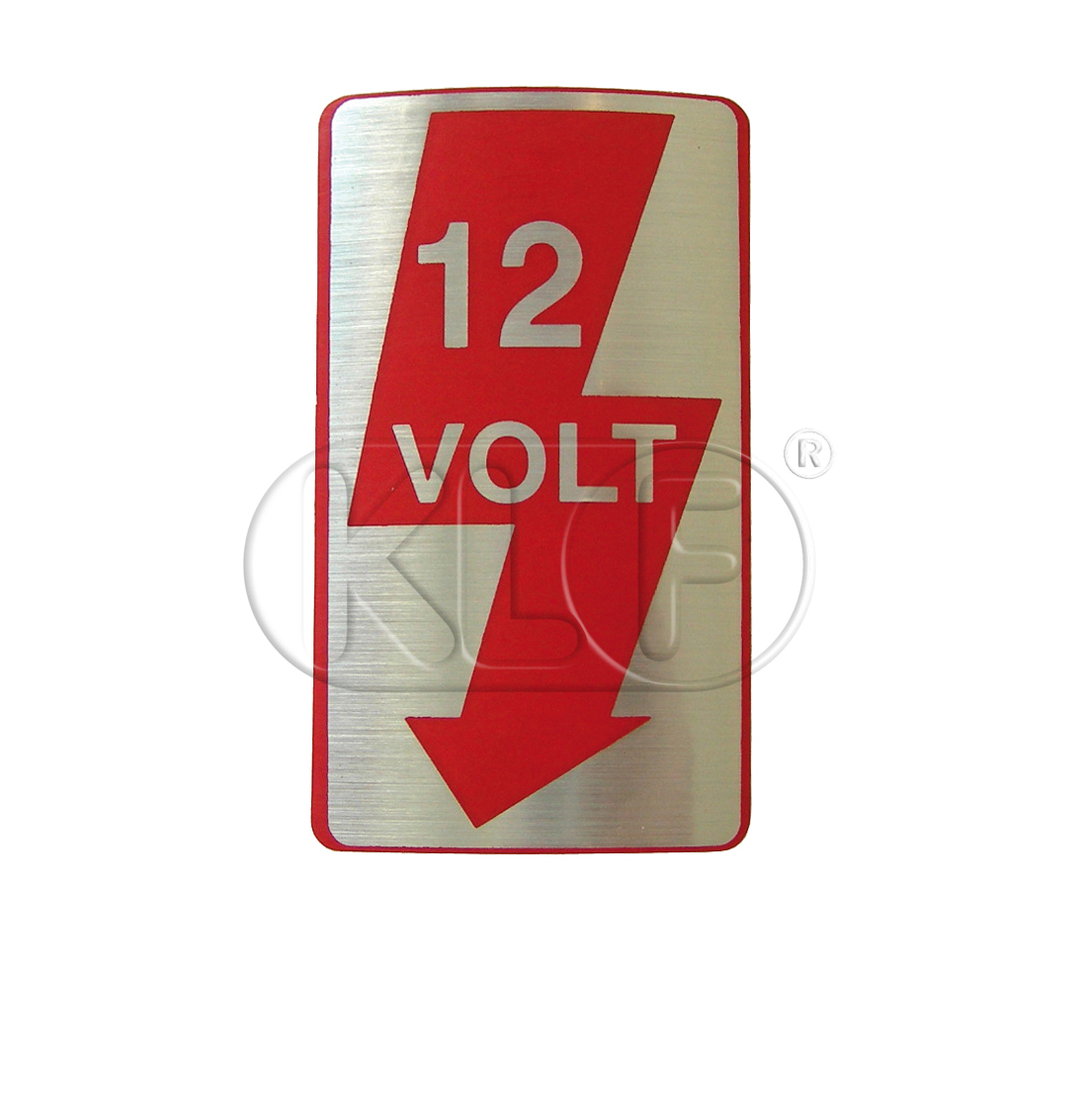 Sticker, 12 Volt Sticker, 12 Volt