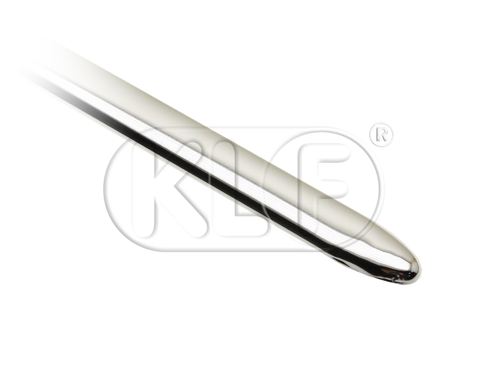 Molding for front hood, polished stainless steel, lenght 990mm,  year 10/62 - 7/67