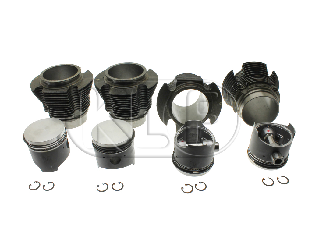 Piston & Cylinder Set, 1200ccm, with 87mm base, 25 kW (34 PS)