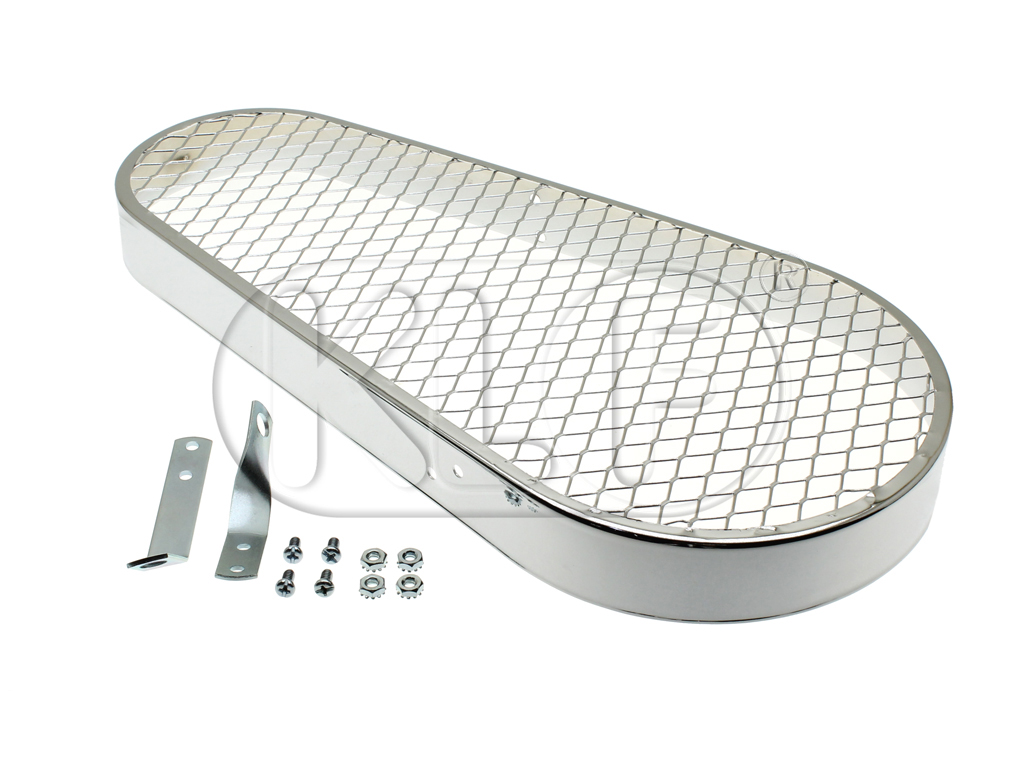 Chrome Pulley Guard, clover leaf design Chrome Pulley Guard, clover leaf design