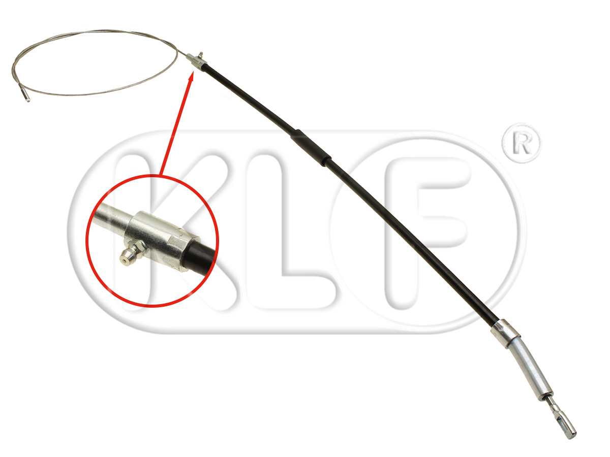 Handbrake Cable, 1926 mm, year 8/55-10/57