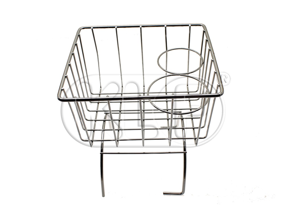 Center tunnel basket, chrome, fits all year and model
