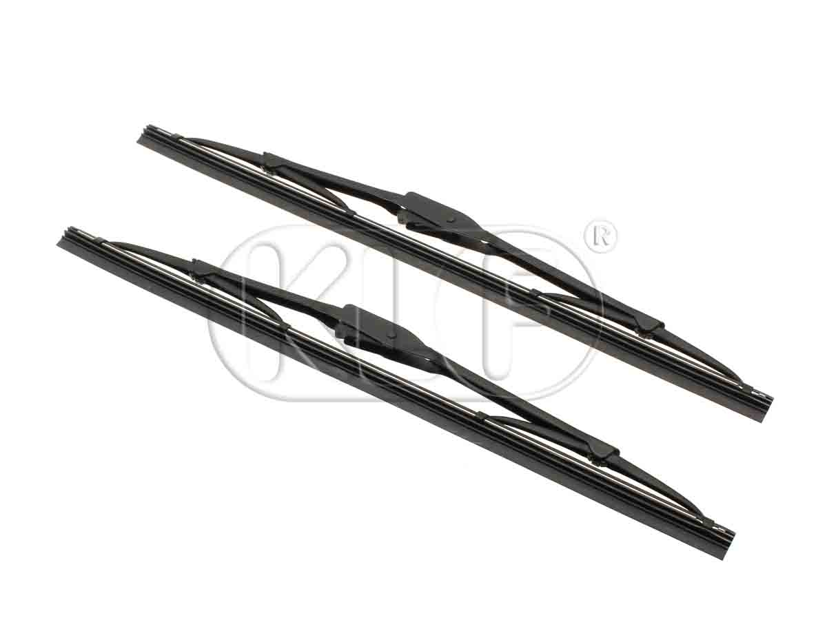 Wiper Plates, black, not 1303, pair, year 8/64 on (lenght 280mm) Wiper Plates, black, not 1303, pair, year 8/64 on (lenght 280mm)