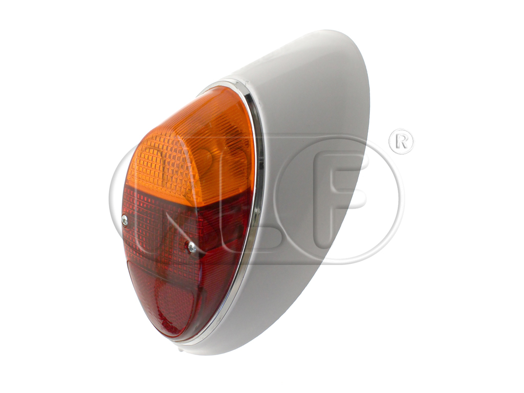 Rückleuchte rechts komplett, Zweikammer, Bj. 05/61 - 07/67, Sparkäfer bis Bj. 07/73 Rückleuchte rechts komplett, Zweikammer, Bj. 05/61 - 07/67, Sparkäfer bis Bj. 07/73