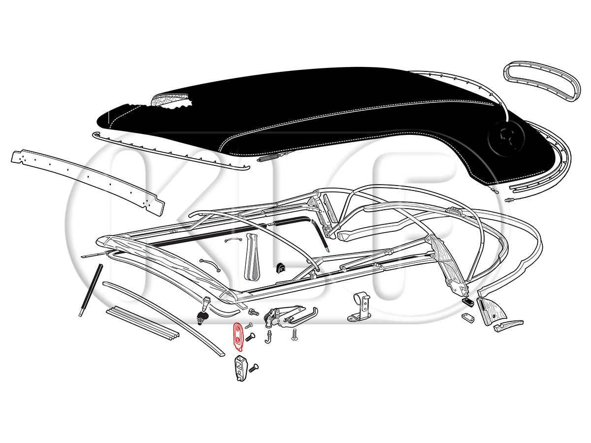 Pin for Top Alignment, convertible, year 8/72 on