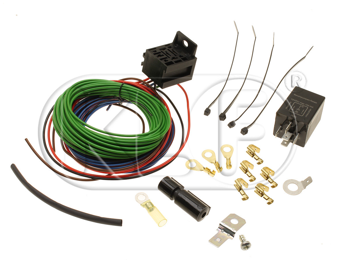 Safety-cut-out relay for electric fuel pump