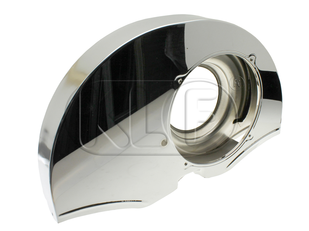 Fan Shroud, chrome, without fresh air ducts and without doghouse Fan Shroud, chrome, without fresh air ducts and without doghouse