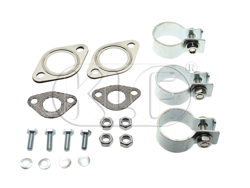 Muffler Installation Kit, 18-22 kW (25-30 PS), year thru 07/55 Muffler Installation Kit, 18-22 kW (25-30 PS), year thru 07/55