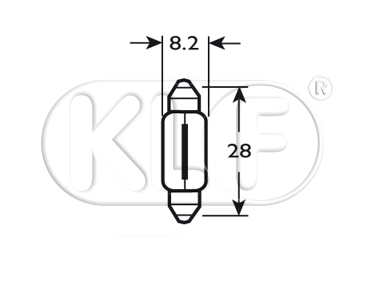 Bulb, 6 volt 3 W Bulb, 6 volt 3 W