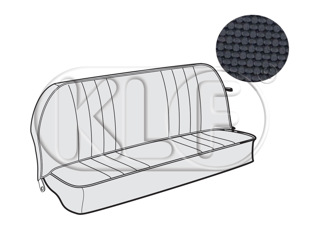 Seat Covers rear, beige, basket weave sedan, 8/73 on