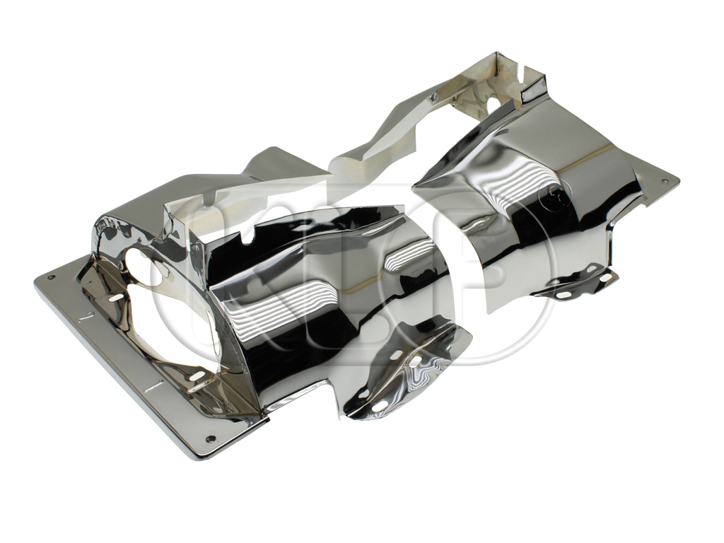 Chrome Cylinder Head Tins, for dual port engines, pair Chrome Cylinder Head Tins, for dual port engines, pair
