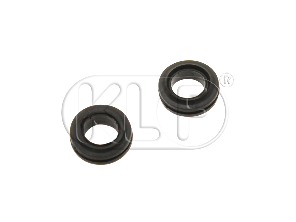 Grommets for Wiper Shaft, pair, year 8/64-7/69
