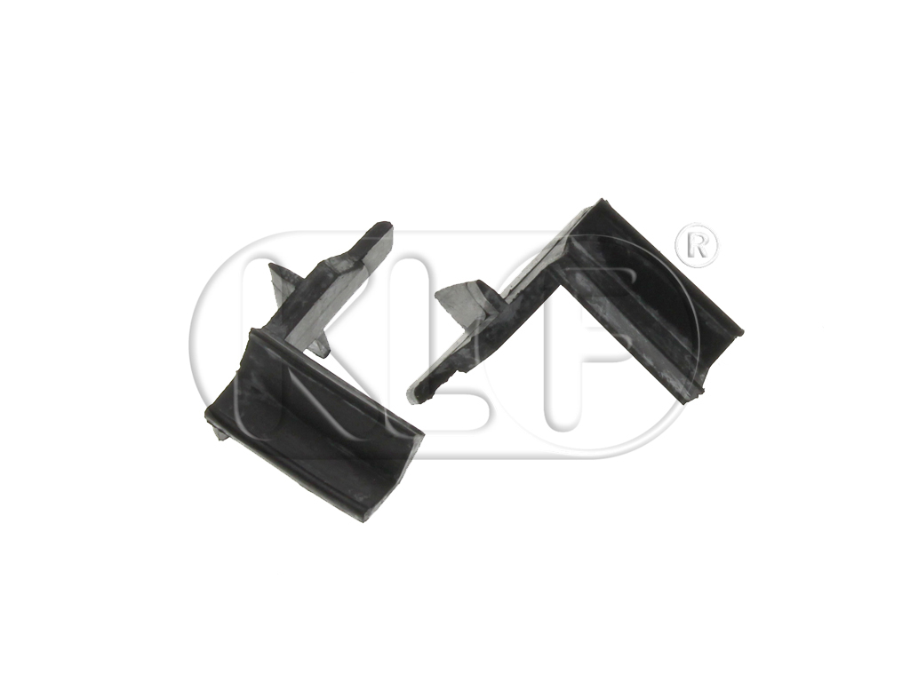 Rubber Wedges for Quarter Window, front, pair, year thru 7/64