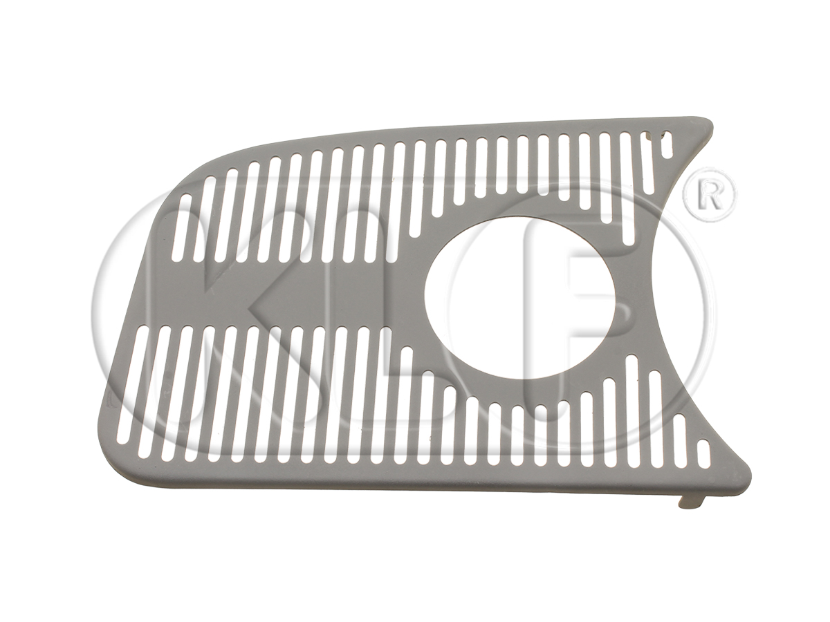 Ziergitter für Armaturenbrett, links, für ein Zusatzinstrument mit 52mm, ab Bj. 08/57 (nicht 1303)