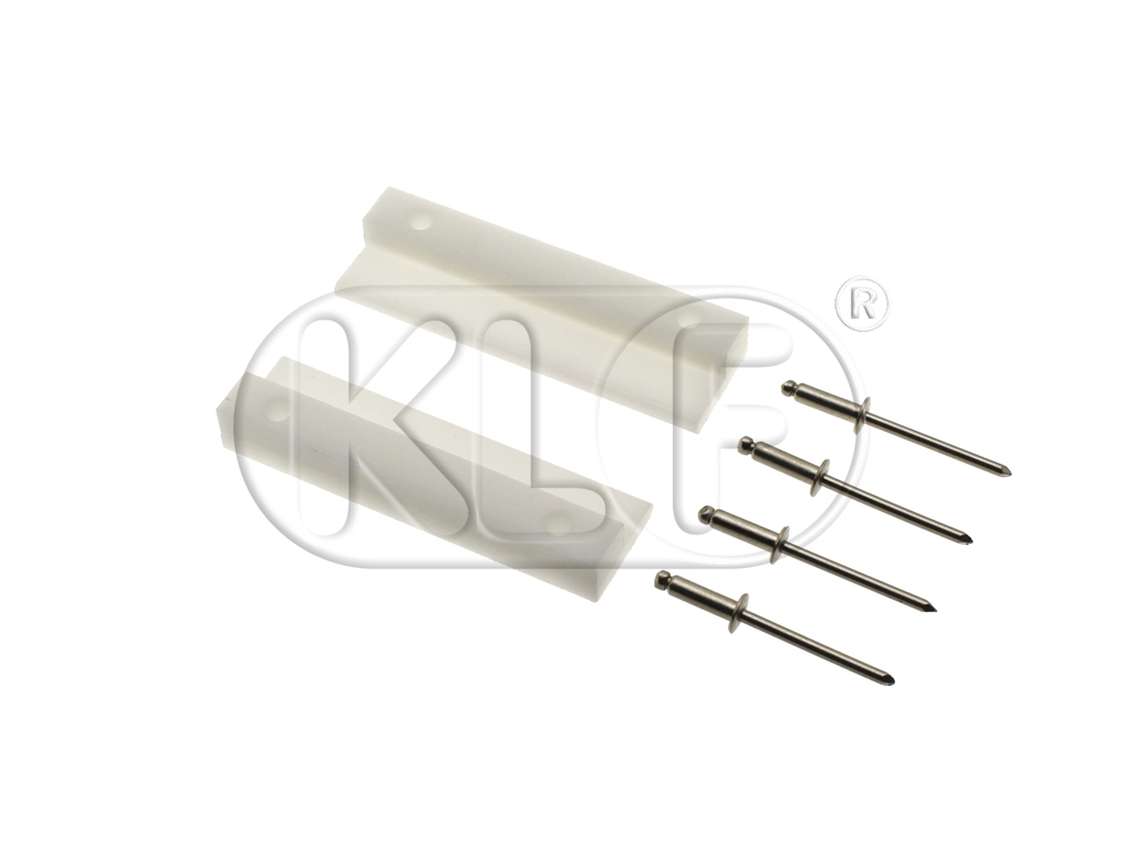 Inner Sunroof Guide, front, pair, year 8/56 on Inner Sunroof Guide, front, pair, year 8/56 on