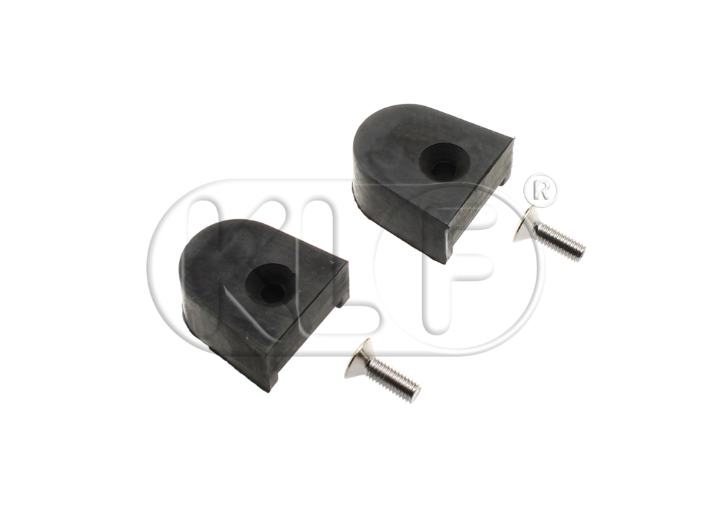 Anschlagpuffer für Verdeckverriegelung hinten, Paar, Bj. 60 - 07/71 Anschlagpuffer für Verdeckverriegelung hinten, Paar, Bj. 60 - 07/71