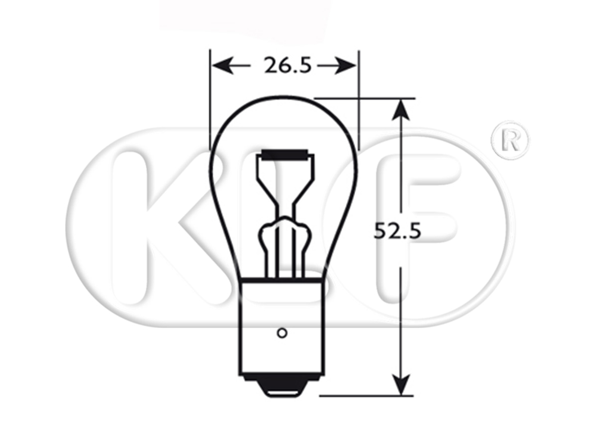 Bulb, 6 volt 21W Bulb, 6 volt 21W