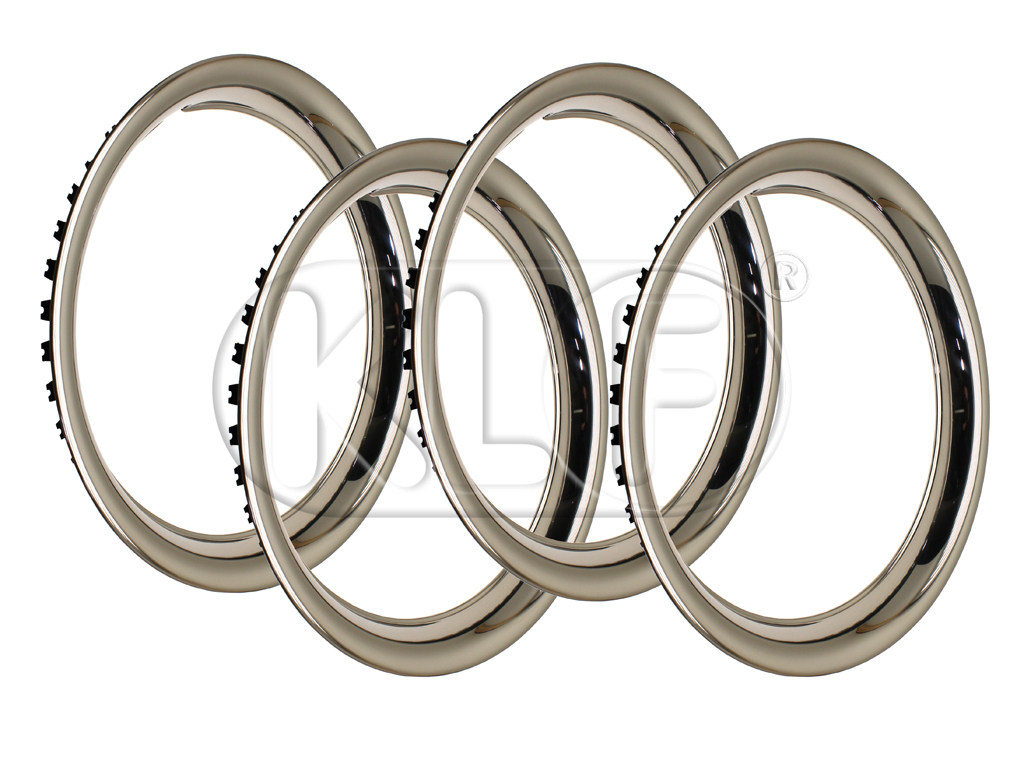 Trim Rings 15 inch, chrome, set of 4 Trim Rings 15 inch, chrome, set of 4