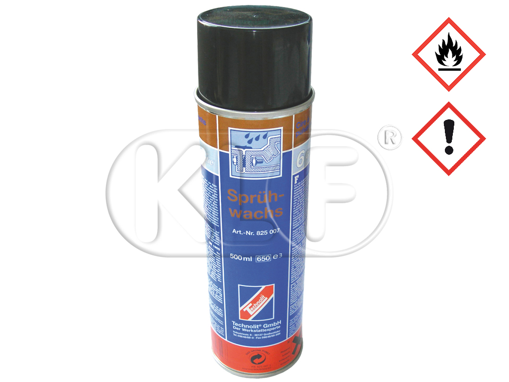 Wax spray to protect heaterchannel, frame head etc. Wax spray to protect heaterchannel, frame head etc.