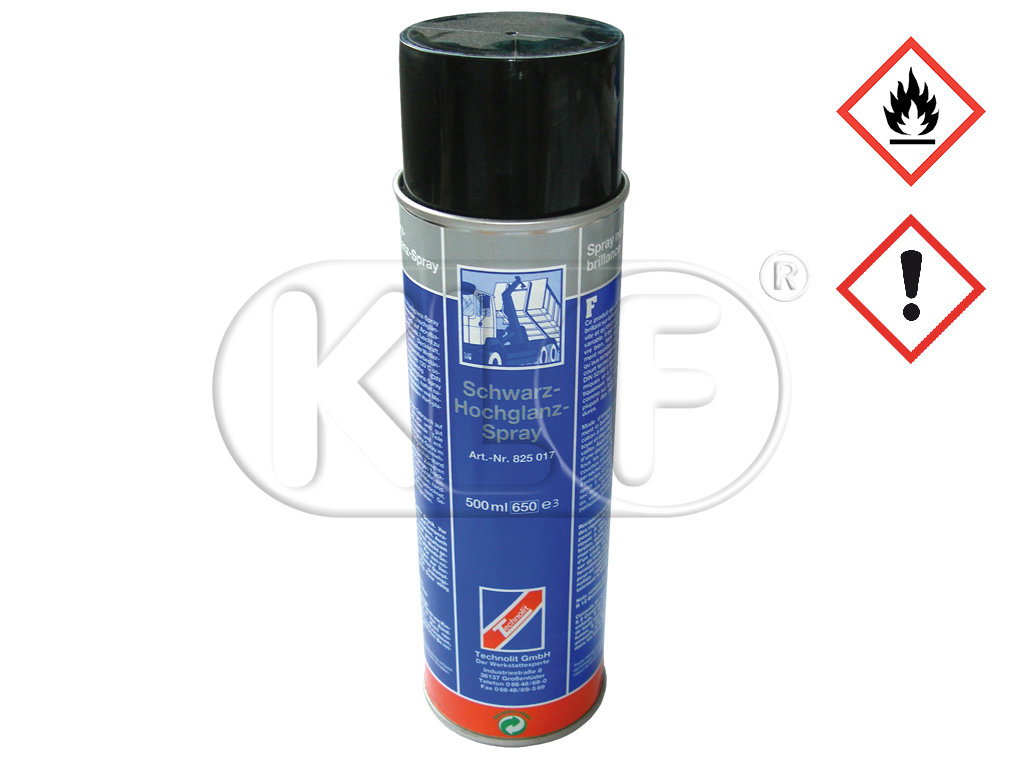 Schwarz-Hochglanz-Spray, 500ml Sprühdose