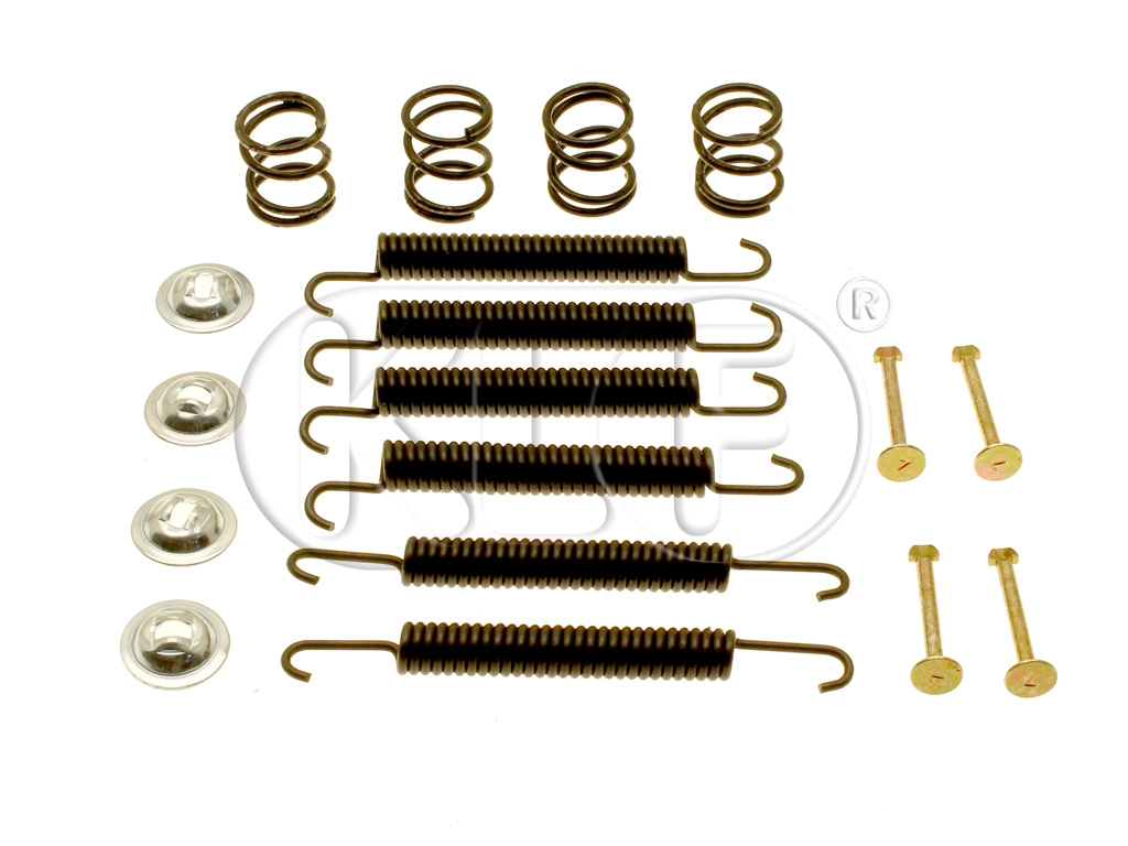 Brake Spring Kit, fits front year 51-10/57, fits rear, year 54-10/57