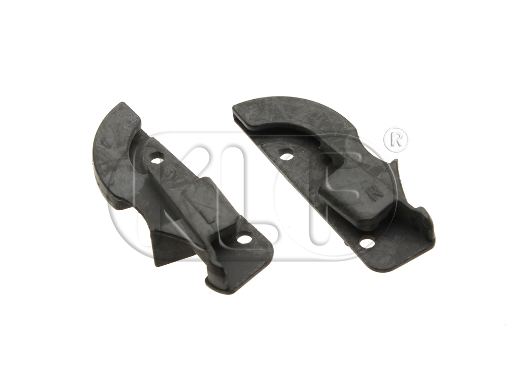 Rubber Wedges for Quarter Window, front, pair, year 8/72 on