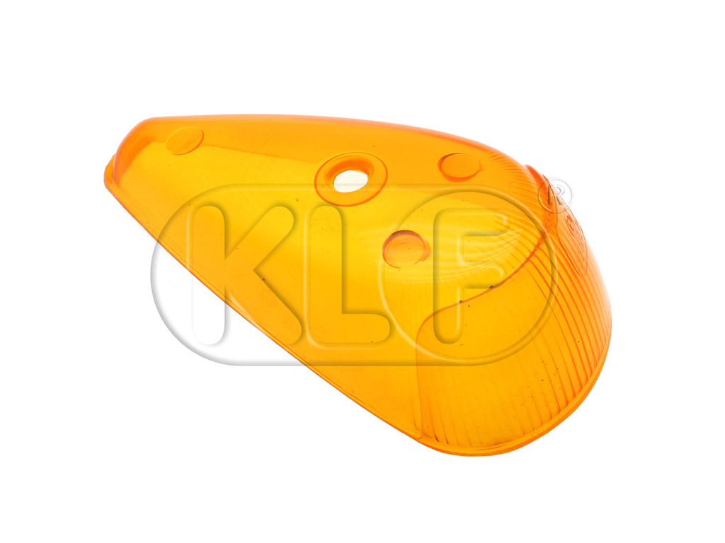 Turn Signal Lens, yellow, year 11/63-7/74 Turn Signal Lens, yellow, year 11/63-7/74