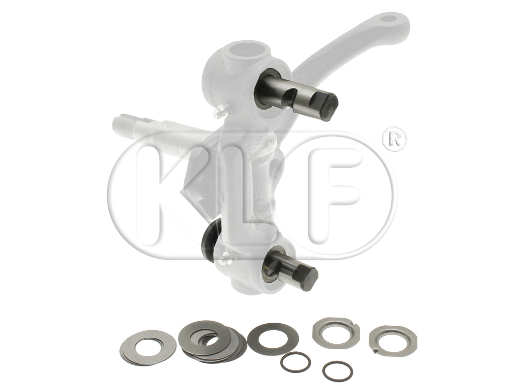 Link Pin Set, complete for both sides, 32 shims, year 08/59 - 07/65