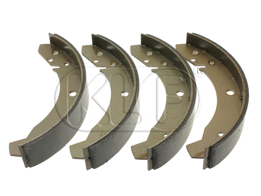 Brake Shoe Set front, Top Quality, year 10/57 on (not 1302/1303 front), set of 4