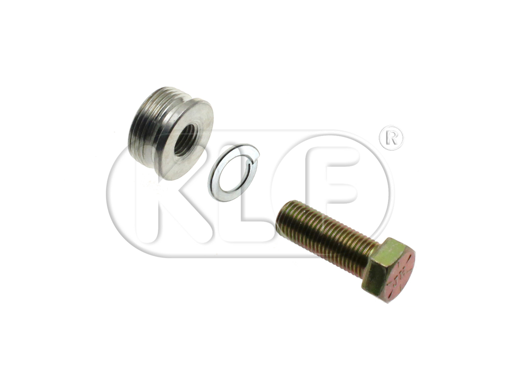 Adapter Plug for Seat Belts, 23,5mm to 7/16“ UNF, year 08/61 - 07/65 Adapter Plug for Seat Belts, 23,5mm to 7/16“ UNF, year 08/61 - 07/65