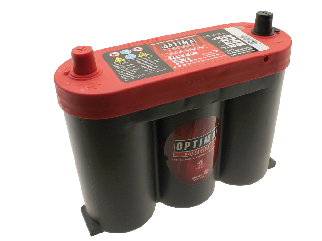 Batterie 6 Volt 50AH, RT6V-2.1L, Optima Redtop Reinblei-Batterie